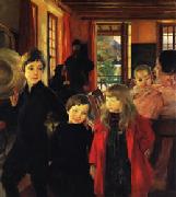 Albert Besnard A Family oil painting reproduction